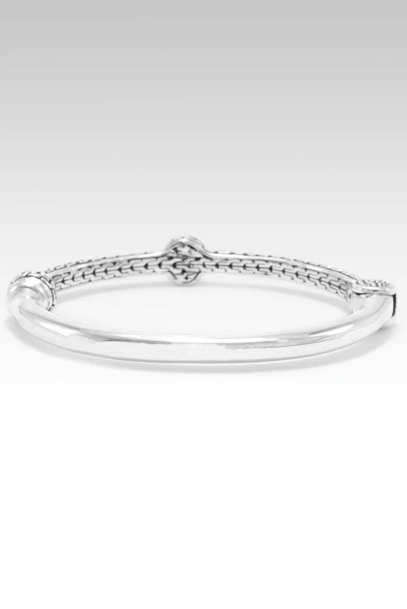 Light of Hope Bangle™ in Red Moissanite