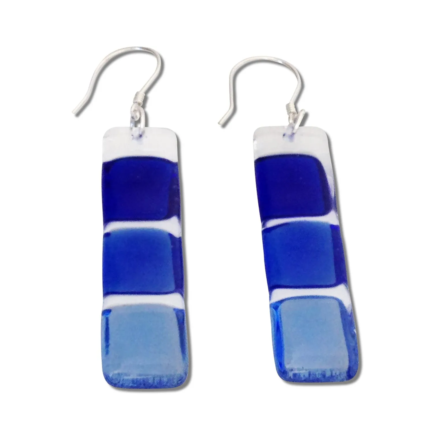 LMOL Glass Earrings - Navy