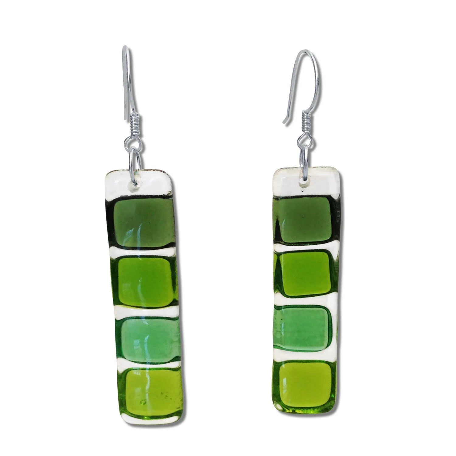 LMOL Glass Earrings - Red