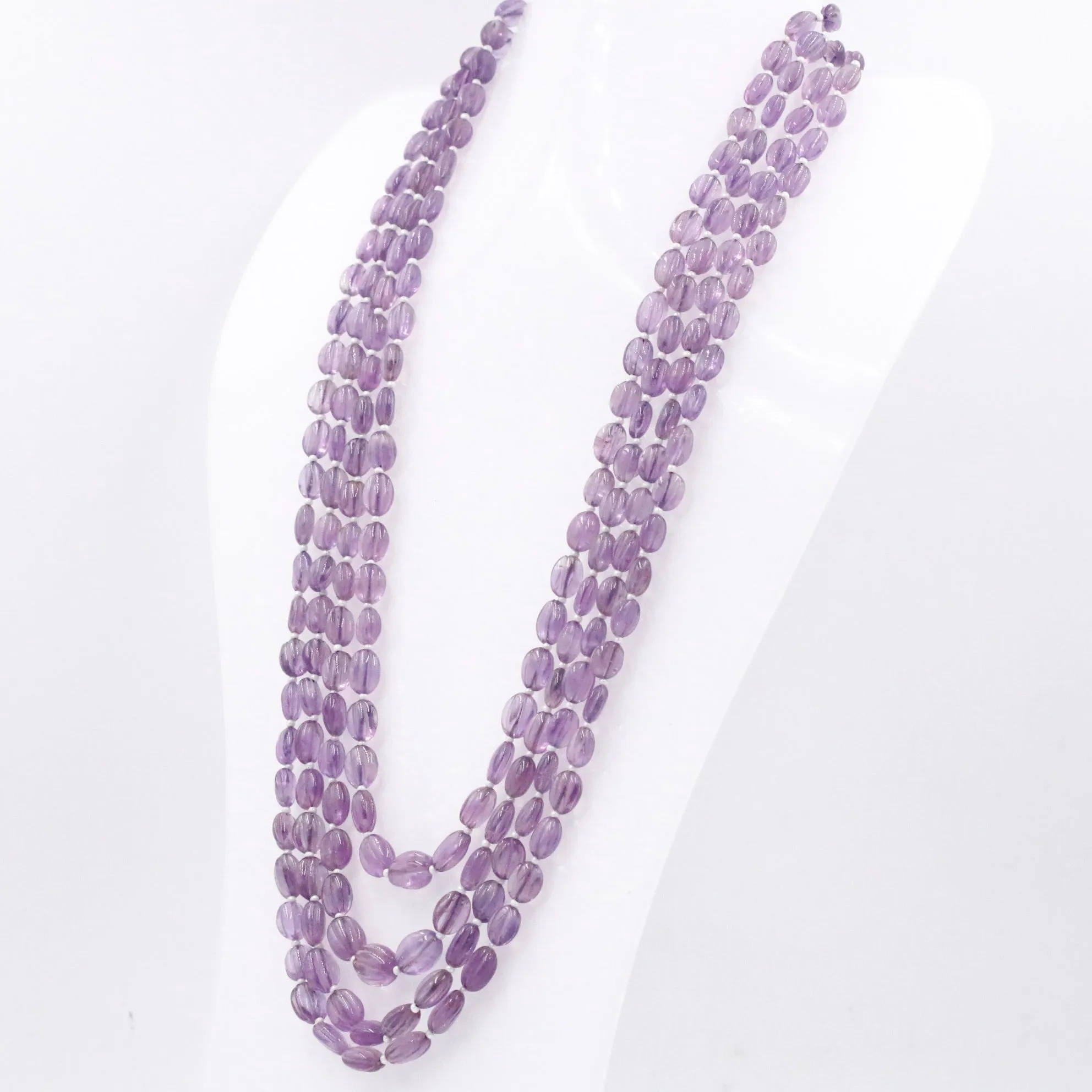 Long Necklace Amethyst Necklace Layered Necklace Beaded Gemstone Necklace Long Necklace Beaded Amethyst Necklace SKU 6143311