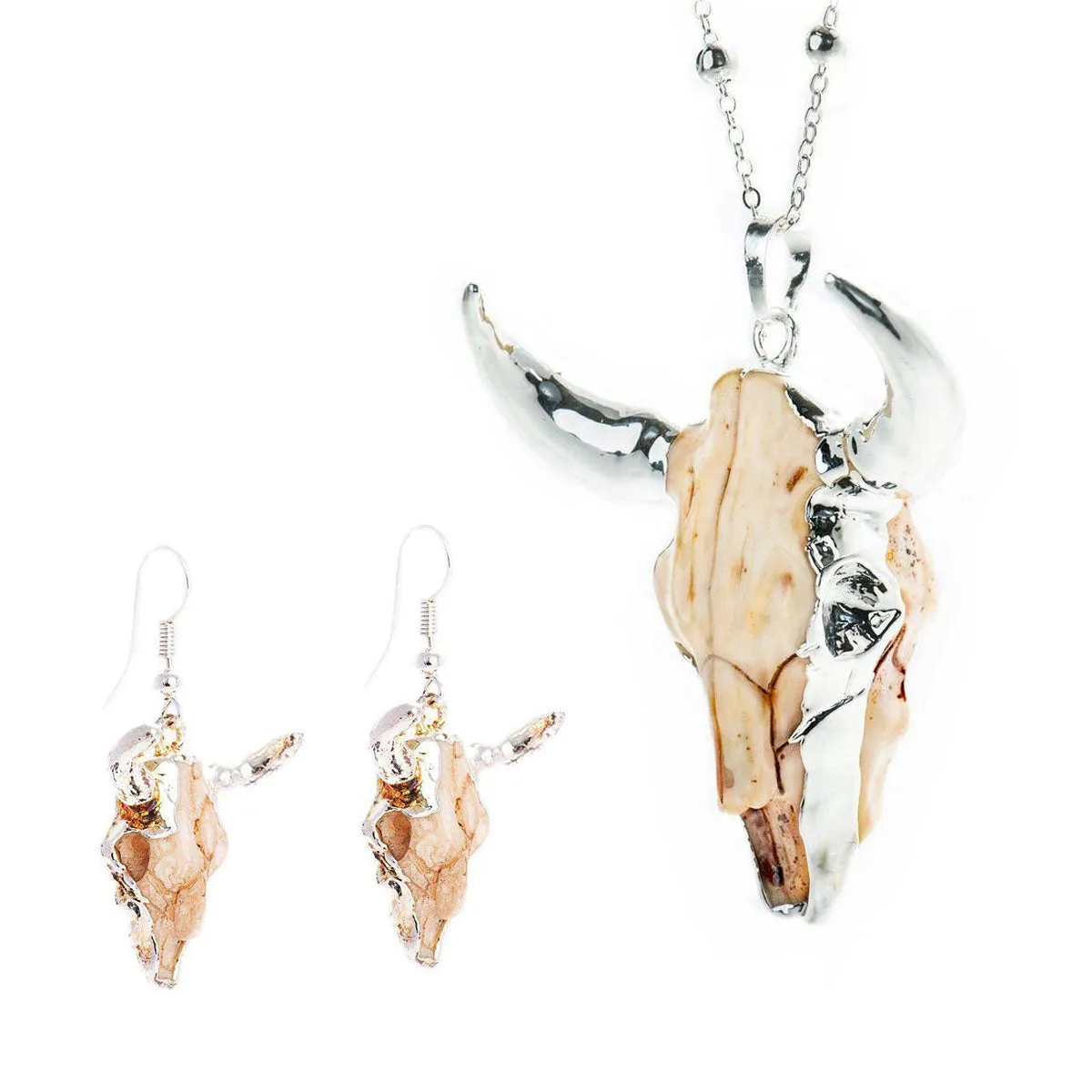 Longhorn Set (Necklace   Earrings)