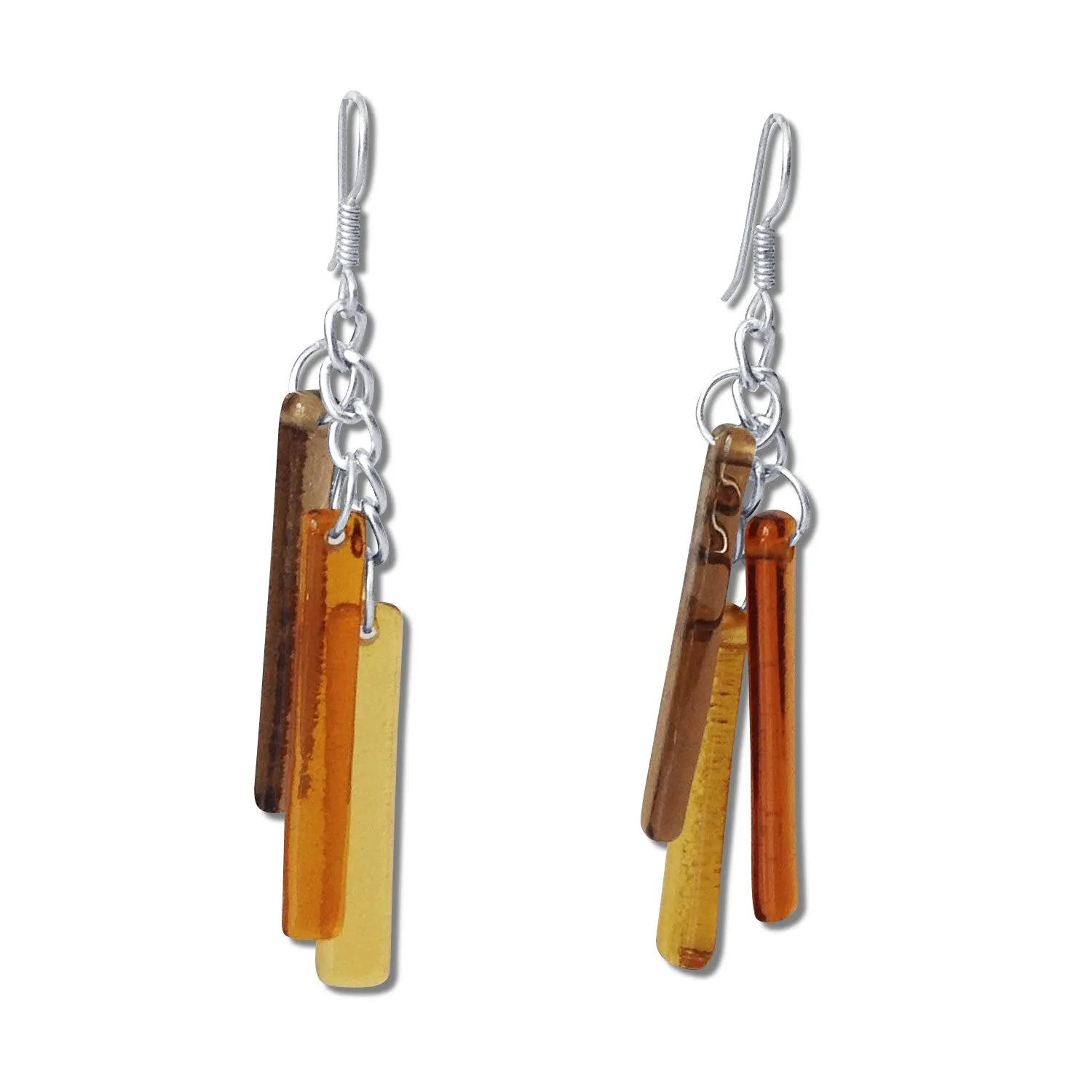 LTRAC Glass Earrings - Cherry