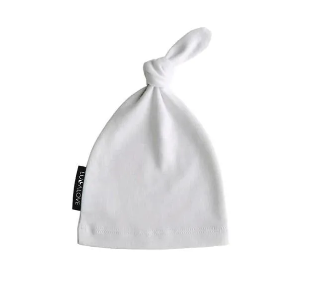 Lullalove Knot Baby Hats - 0-3 months