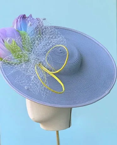 Madeline Boater in Periwinkle