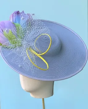 Madeline Boater in Periwinkle