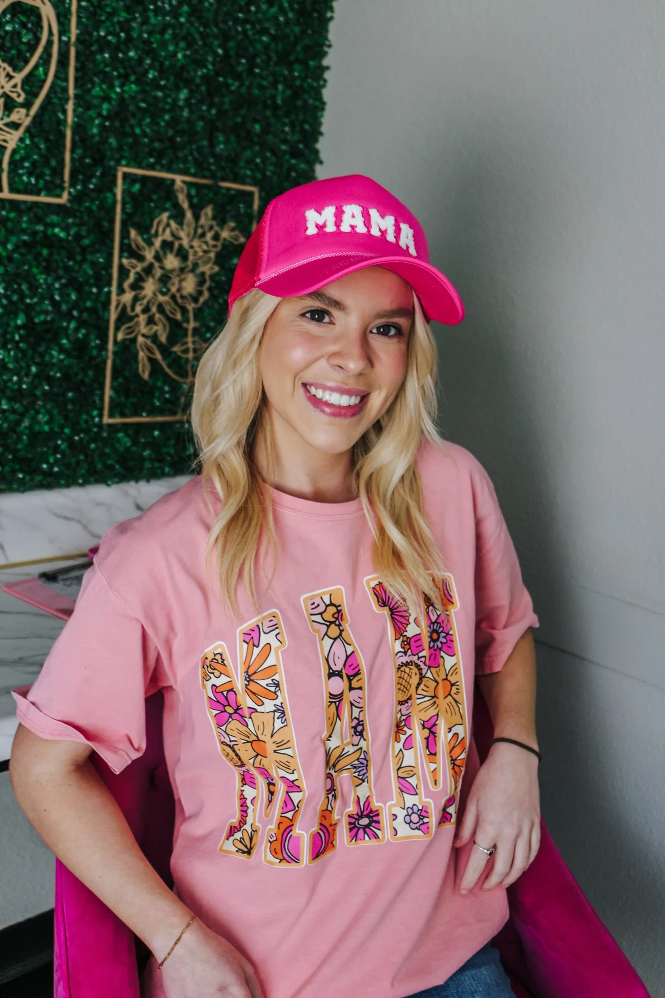 Mama Patch Trucker Hat -2 Colors