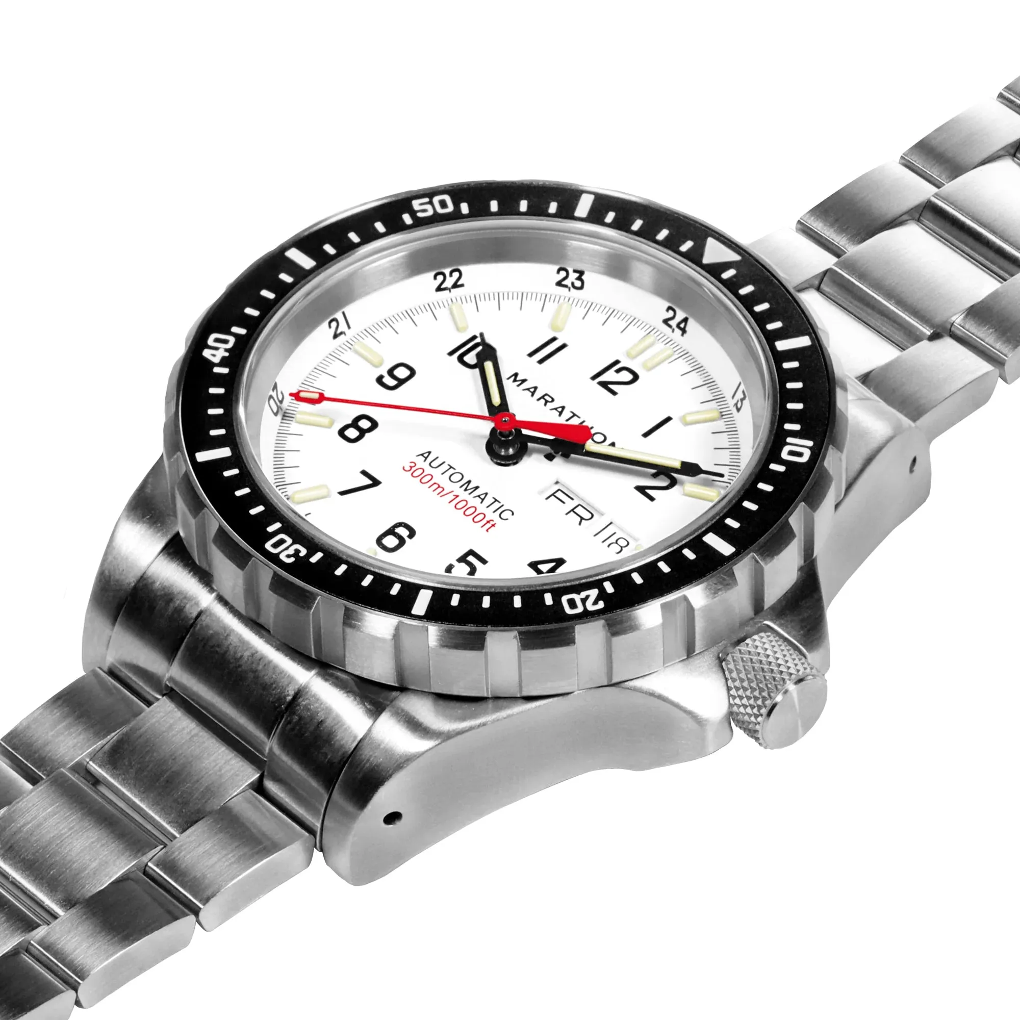 MARATHON ARCTIC EDITION JUMBO DAY/DATE AUTOMATIC (JDD) WITH STAINLESS STEEL BRACELET - 46MM