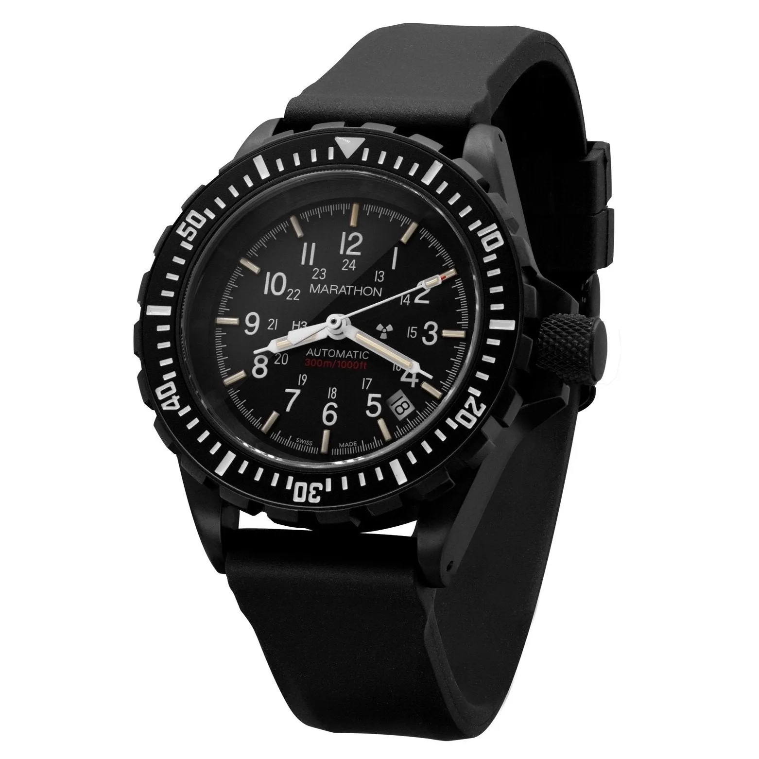 MARATHON DIVER'S ANTHRACITE AUTOMATIC GSAR - 41MM - NO US GOVERNMENT MARK