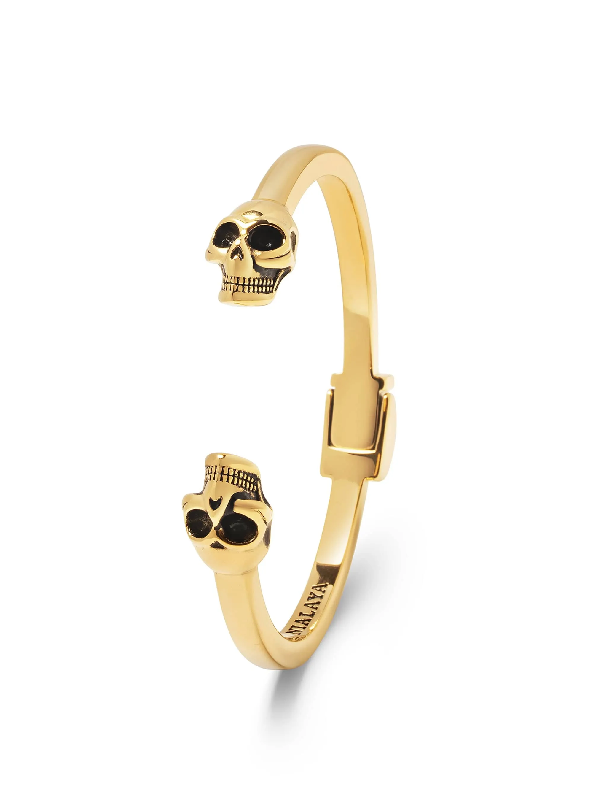 Men's Golden Skull Bangle