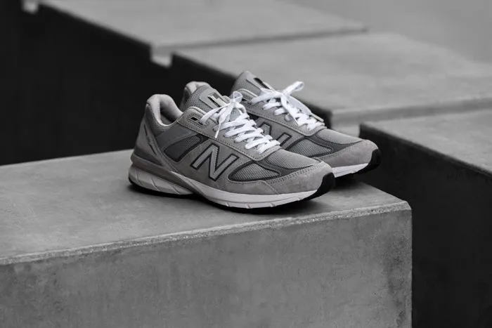 Mens New Balance 990v5 Grey With Castlerock