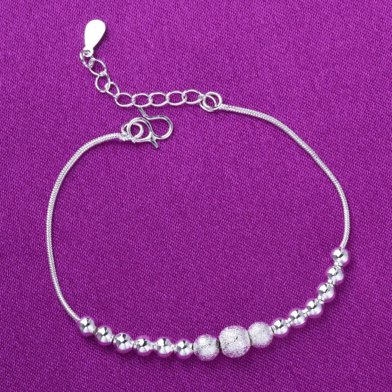 Metal Alloy Light Ball Anklet Bracelet For Women