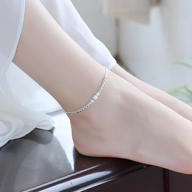 Metal Alloy Light Ball Anklet Bracelet For Women