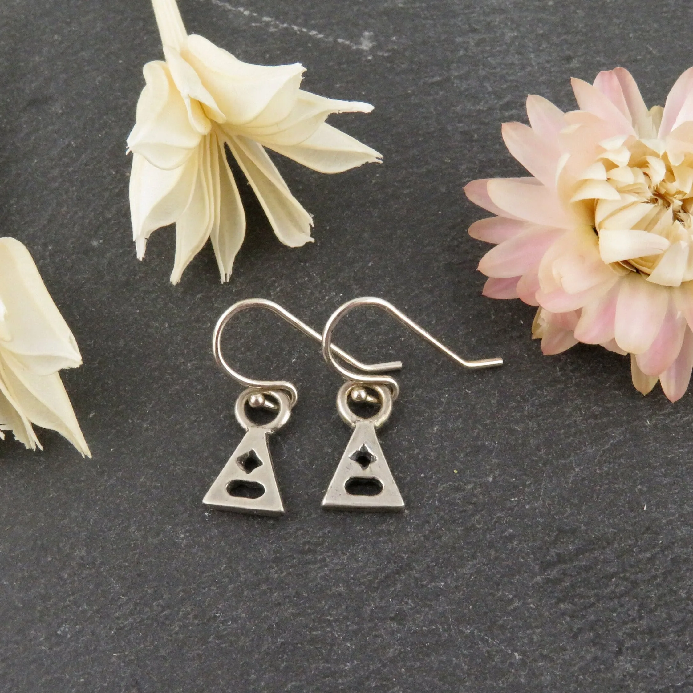 Mini Geo Skirt Earrings