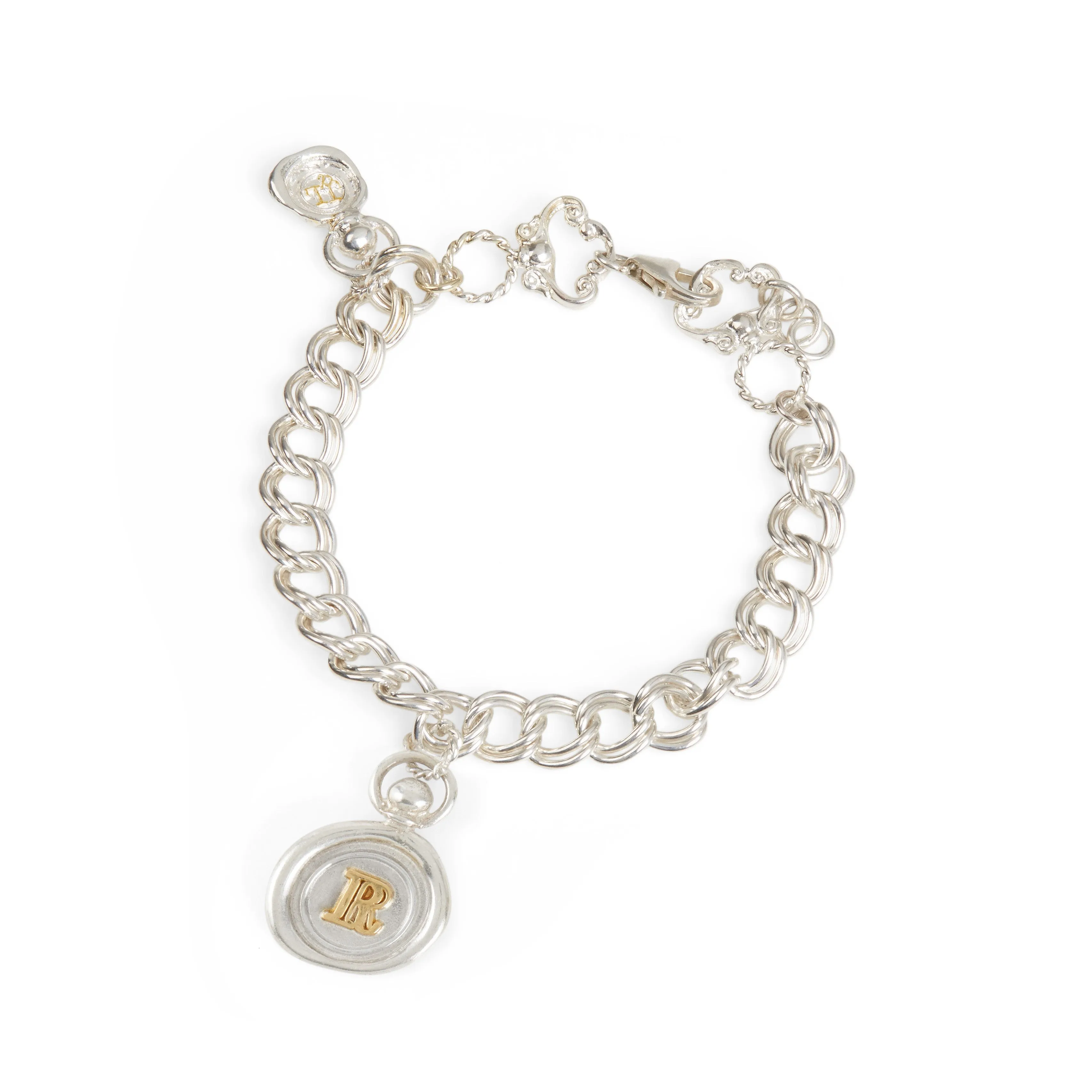 Mini Personalised Wax Seal Chain Bracelet