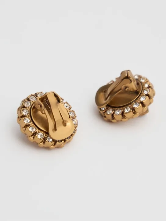 Moschino   Button clip-on earrings 