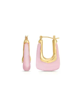 Nadia Hoops | Pink