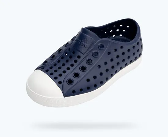 Native Jefferson Shoes - Regatta Blue/Shell White