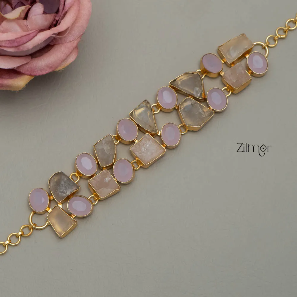 Natural Stone Necklace - (color option) - KE100237