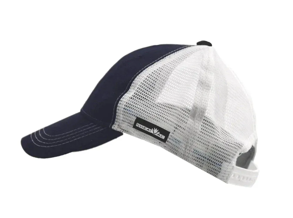 Navy Trucker Runnning Hat