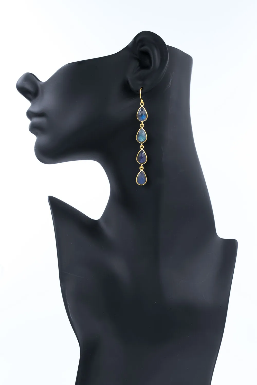 Neri, Labradorite Earrings