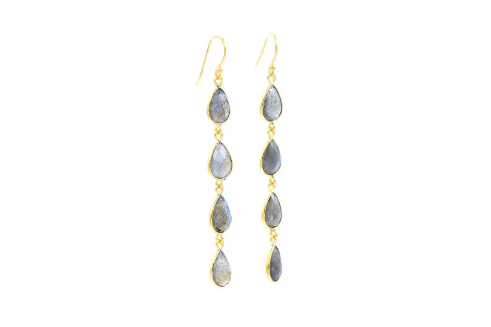 Neri, Labradorite Earrings