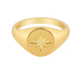 North Star Signet Ring