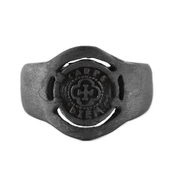 Our Club Ring | Black Silver