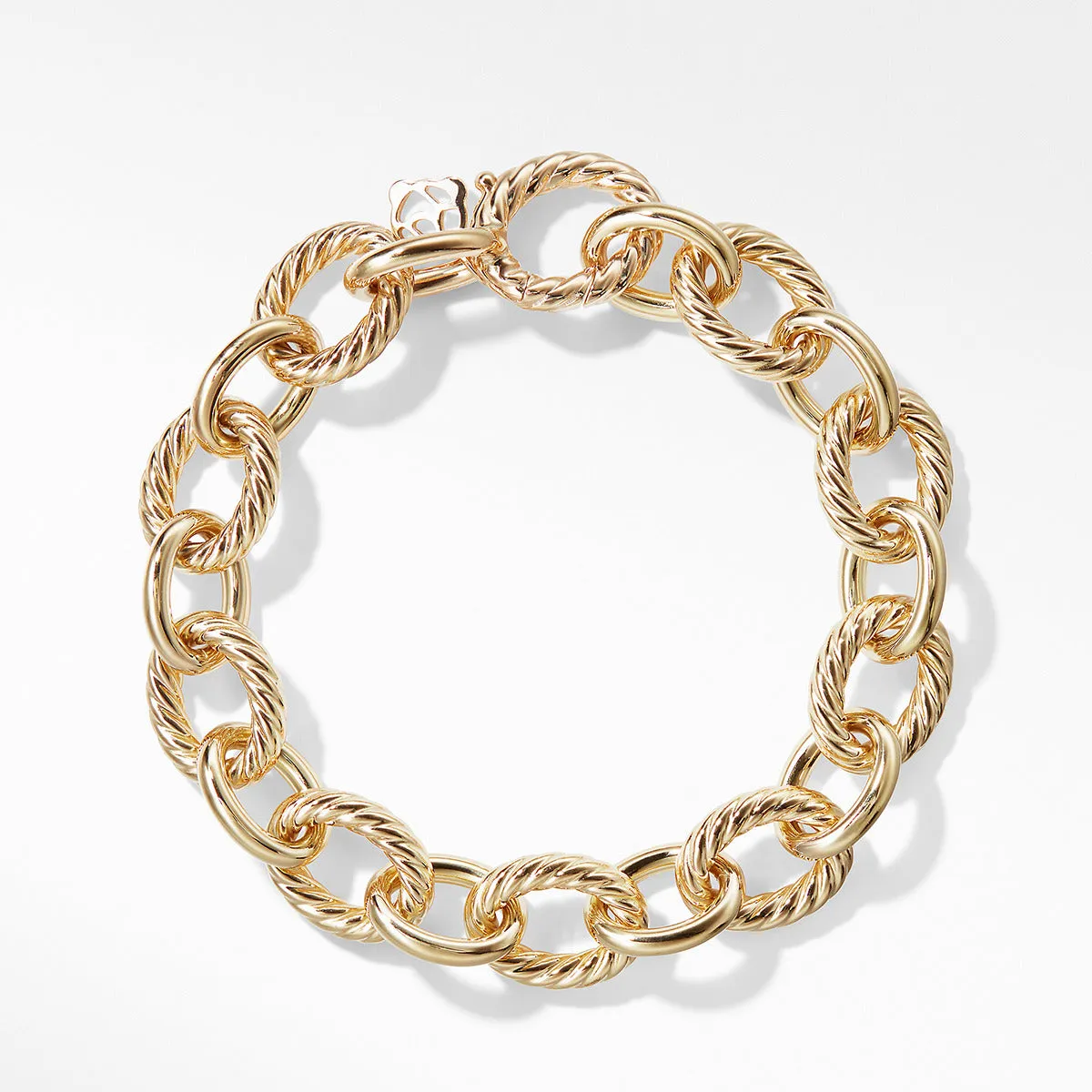 Oval Large Link Bracelet in Gold