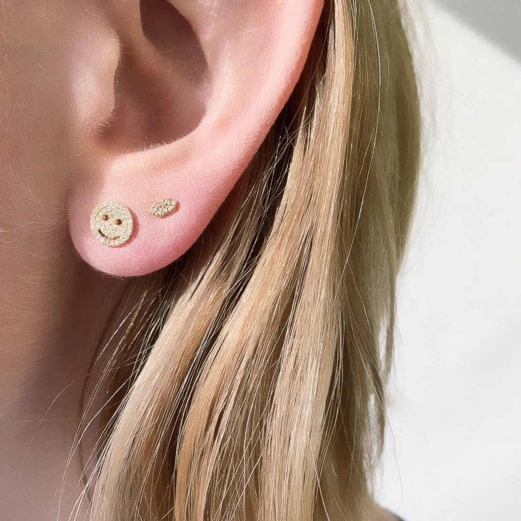 Petite Capsule Diamond Post Earrings