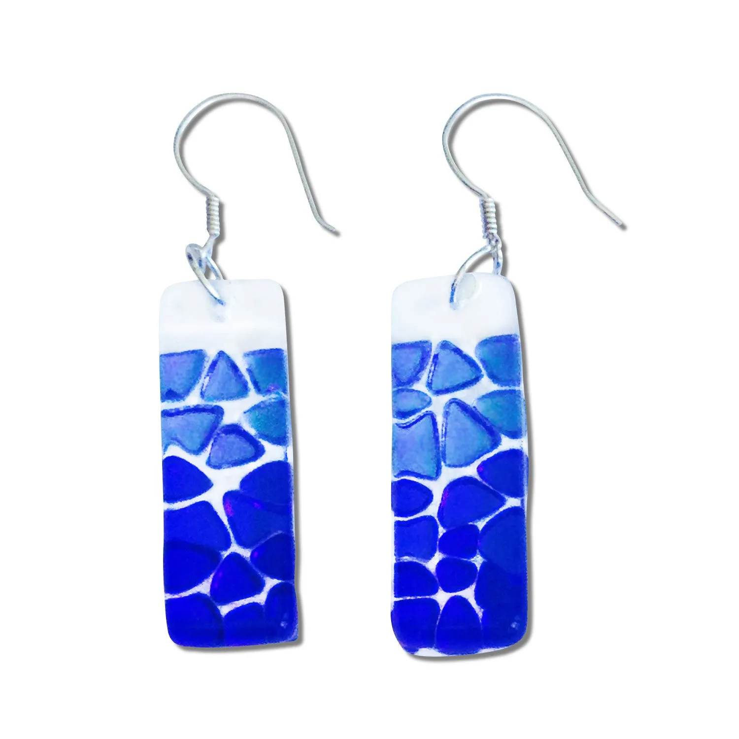 Picado Glass Earrings - Cherry