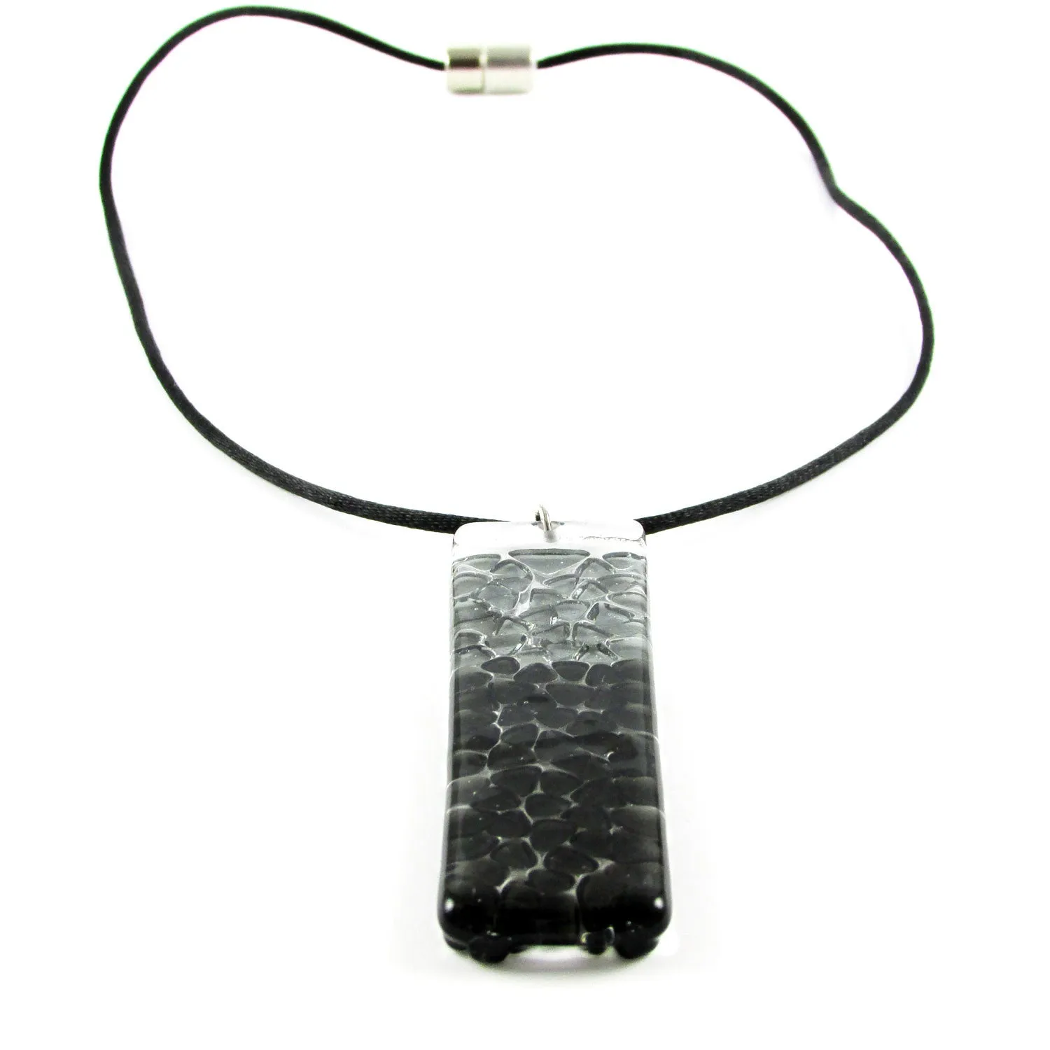 Picado Glass Pendant - Black