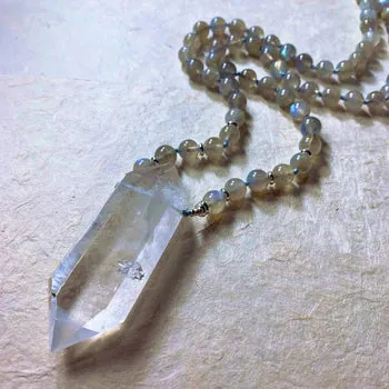 Power Crystal Labradorite - Necklace