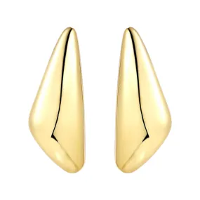 Pre Order:  Light Sensitive Surface Melon Seed Alloy Earrings