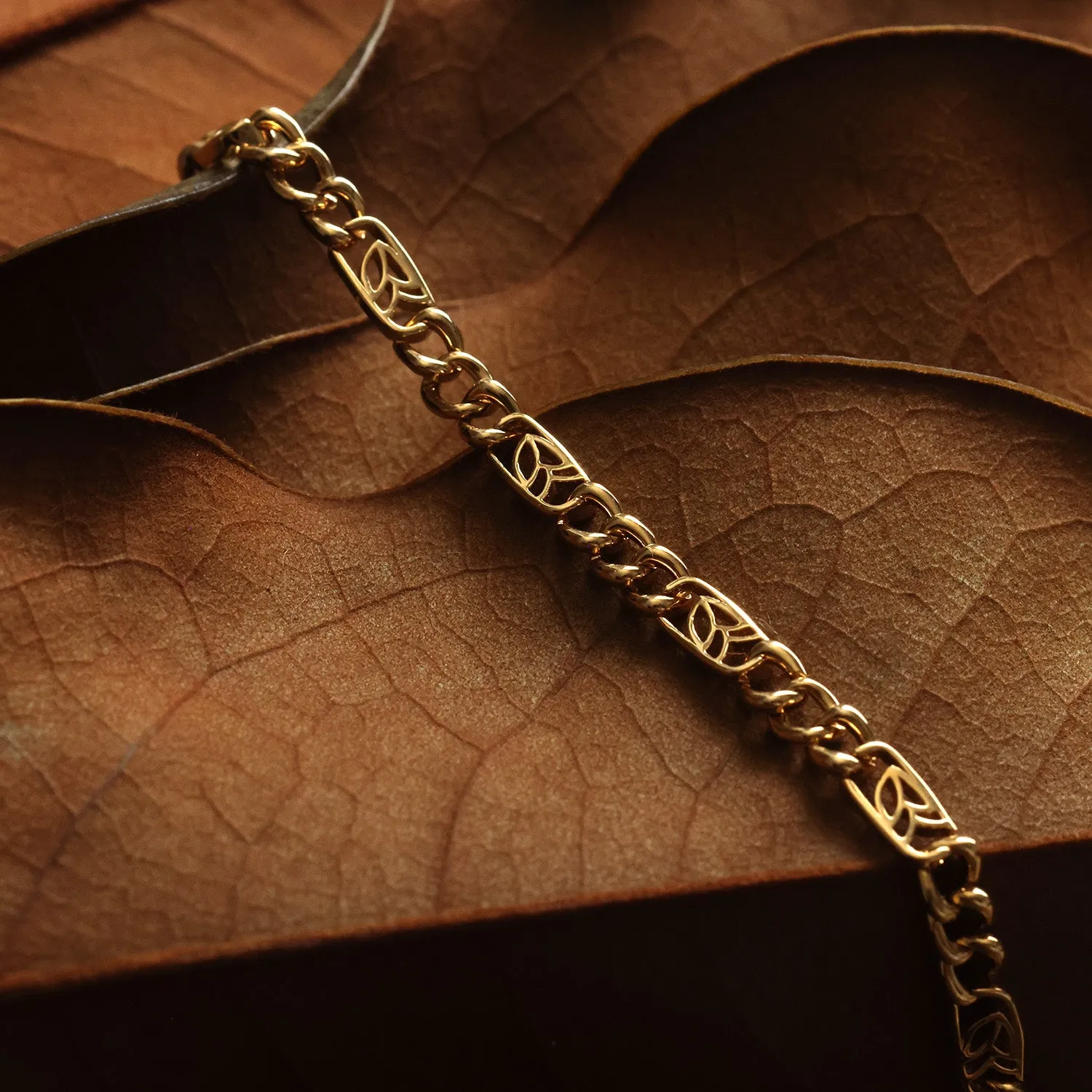 Ptera Signature Figaro Chain Bracelet