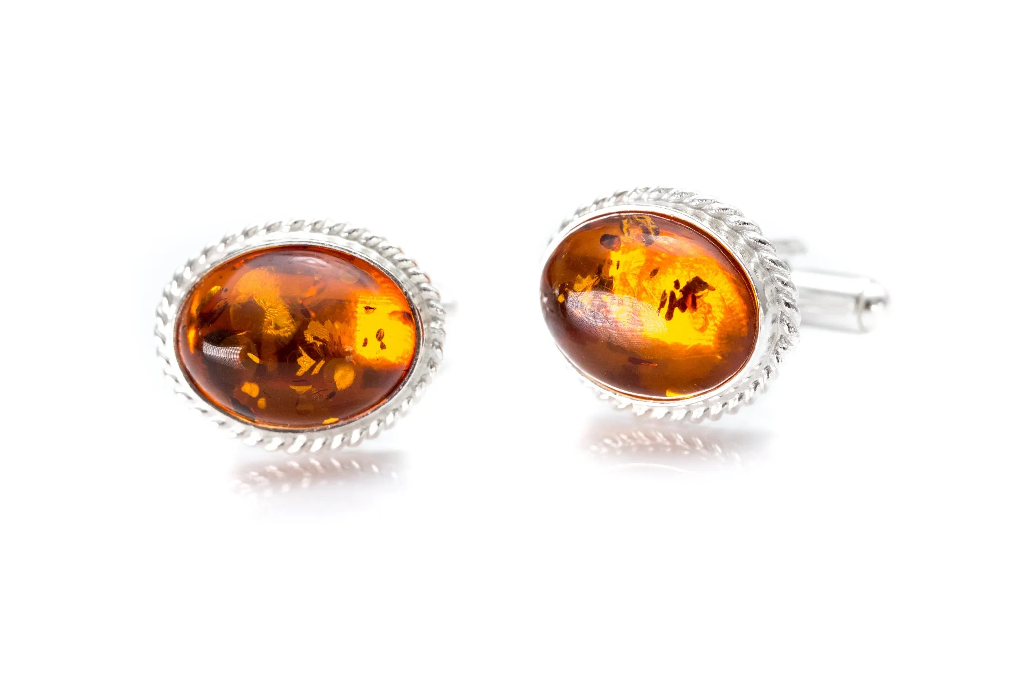 Quintessence Statement Amber Cufflinks