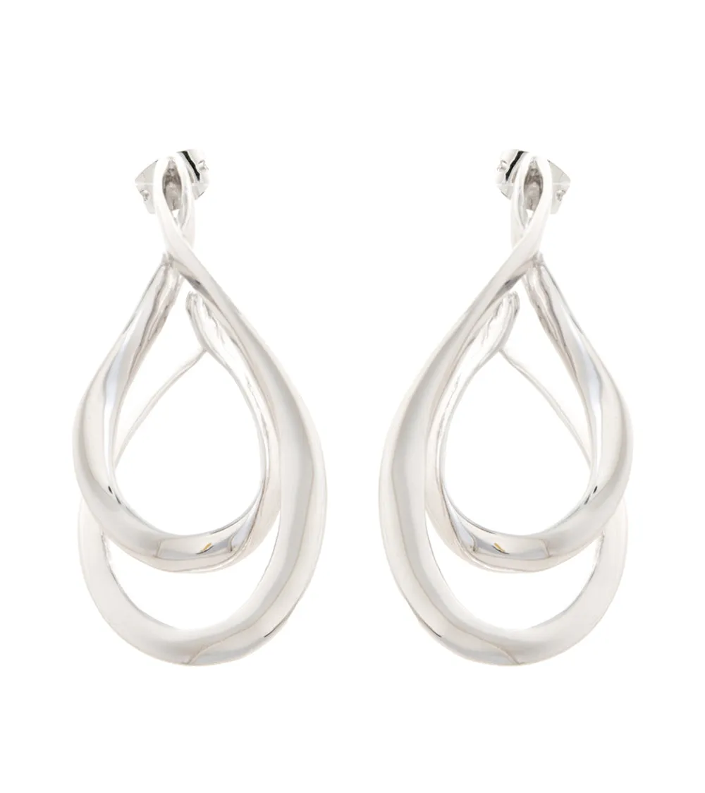 "Double Teardrop"  Earrings