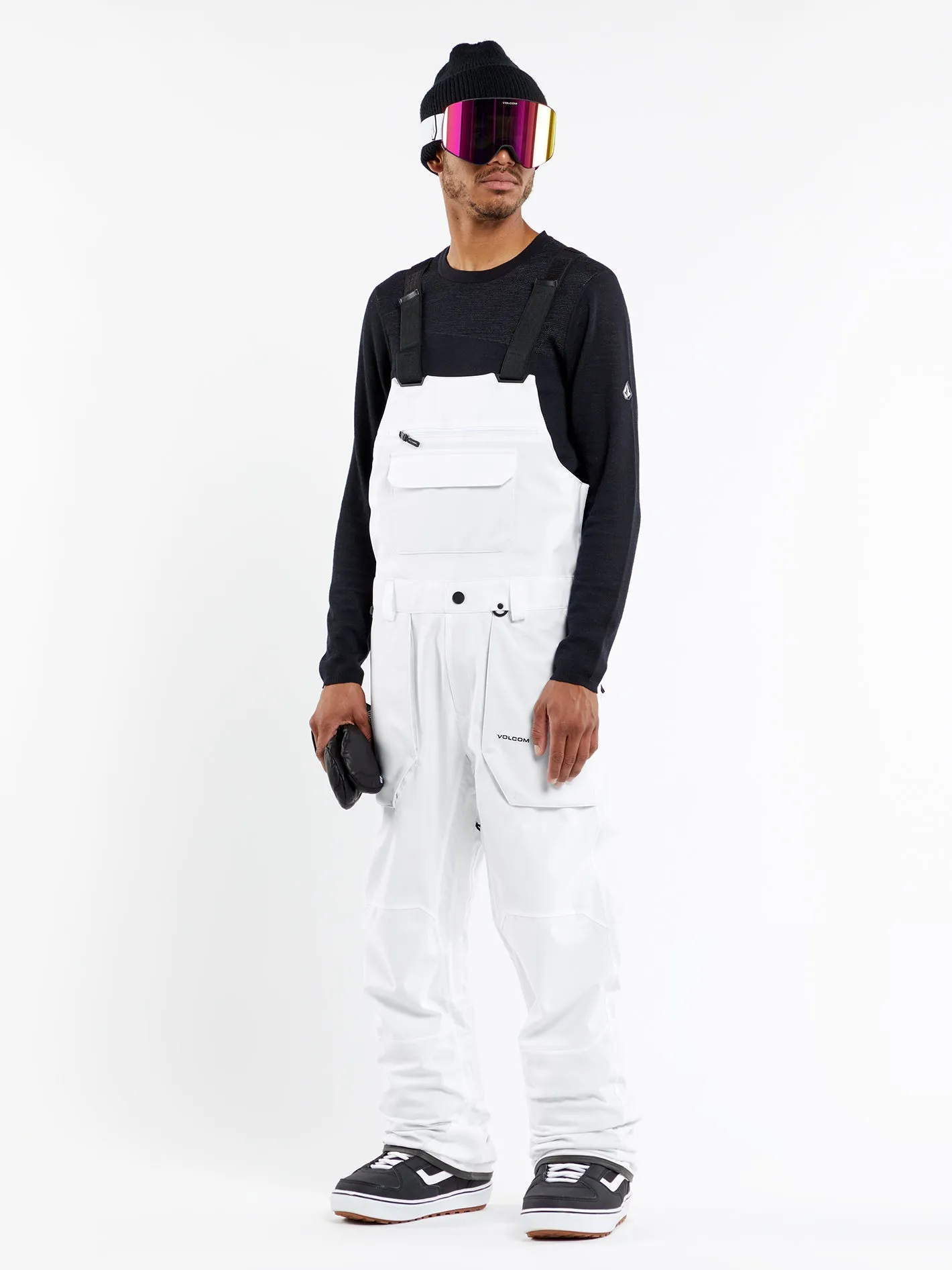 Roan Bib Overall - WHITE