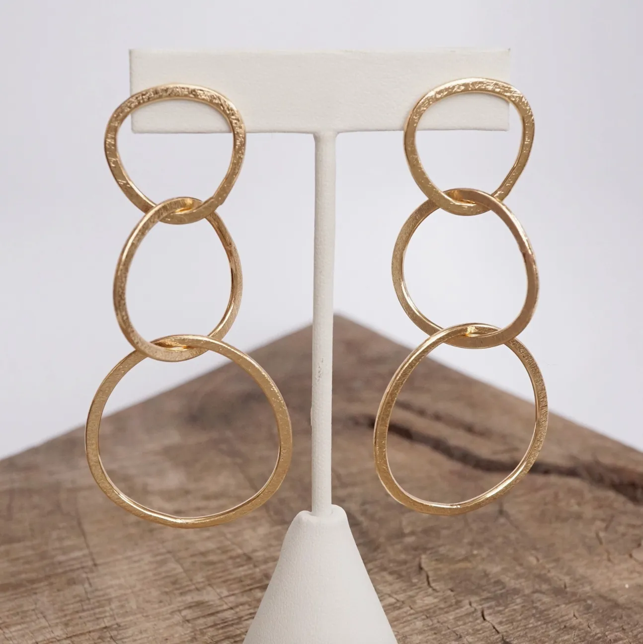 Round & Round Golden Boho Hoop Earrings