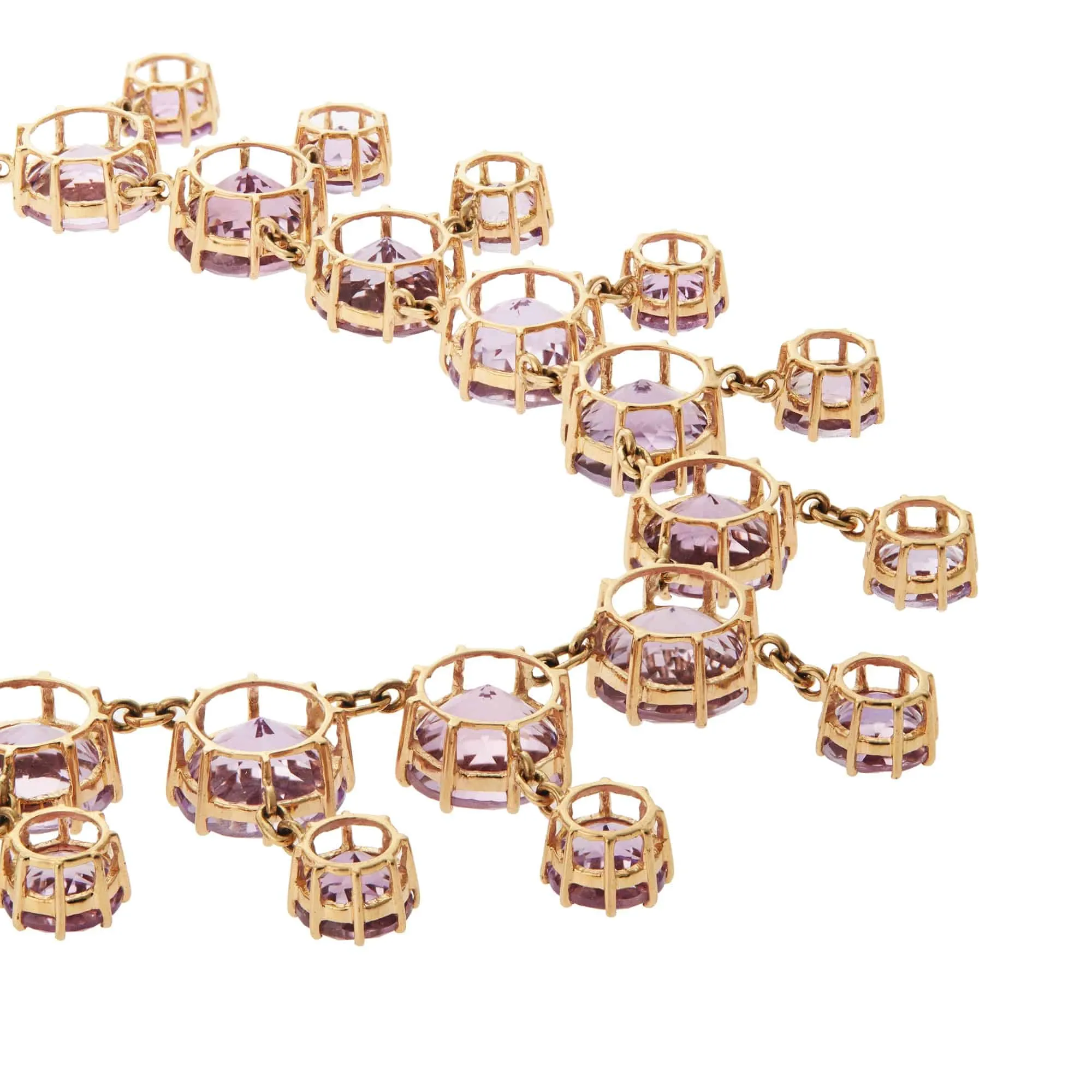 Royal Necklace Pink Amethyst