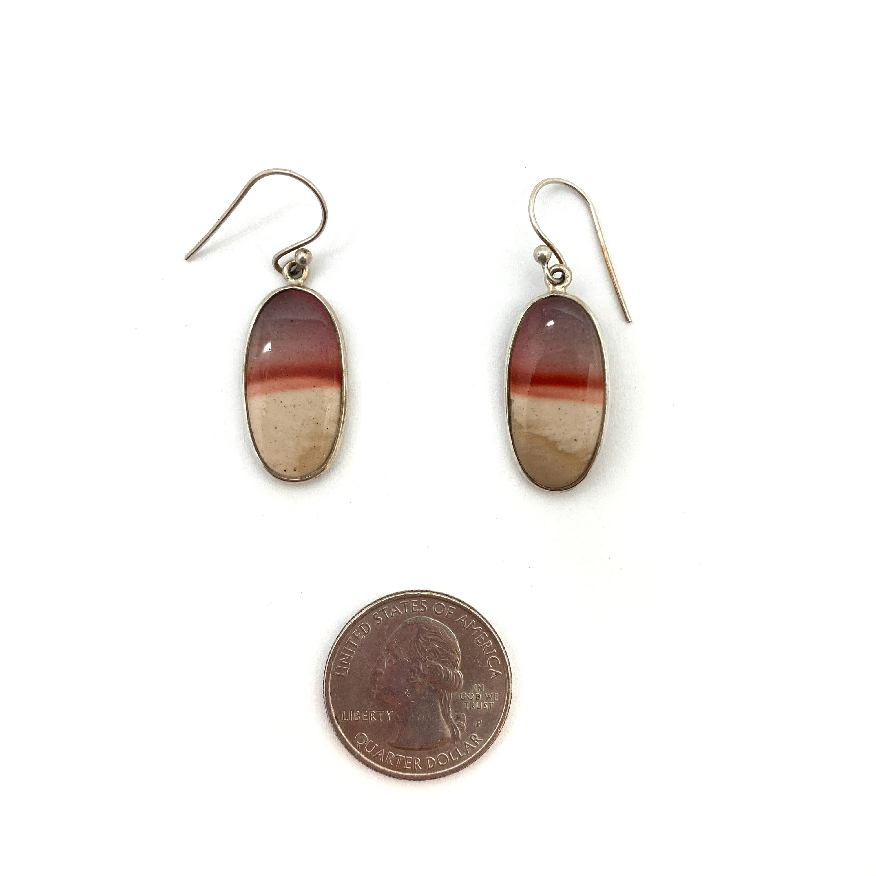 Sandy Jasper Hook Earrings