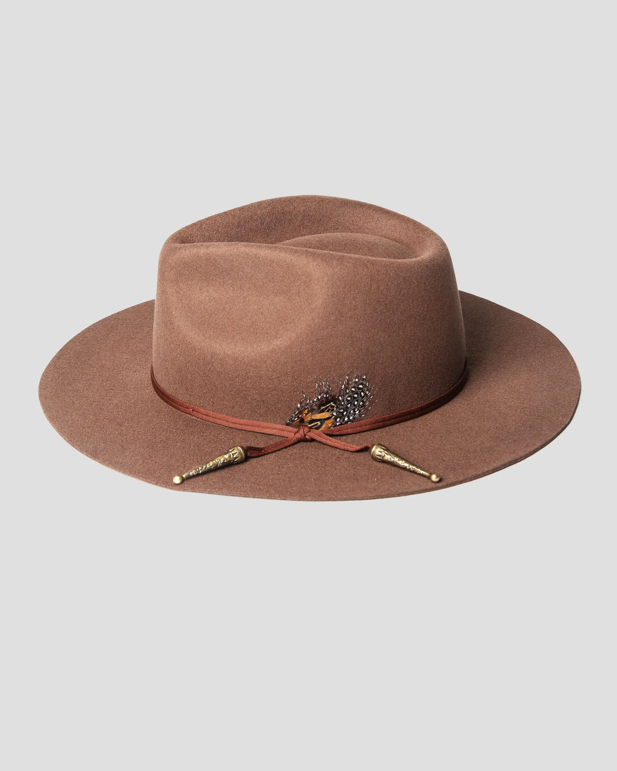 SG Lone Star Fedora Hat - Walnut