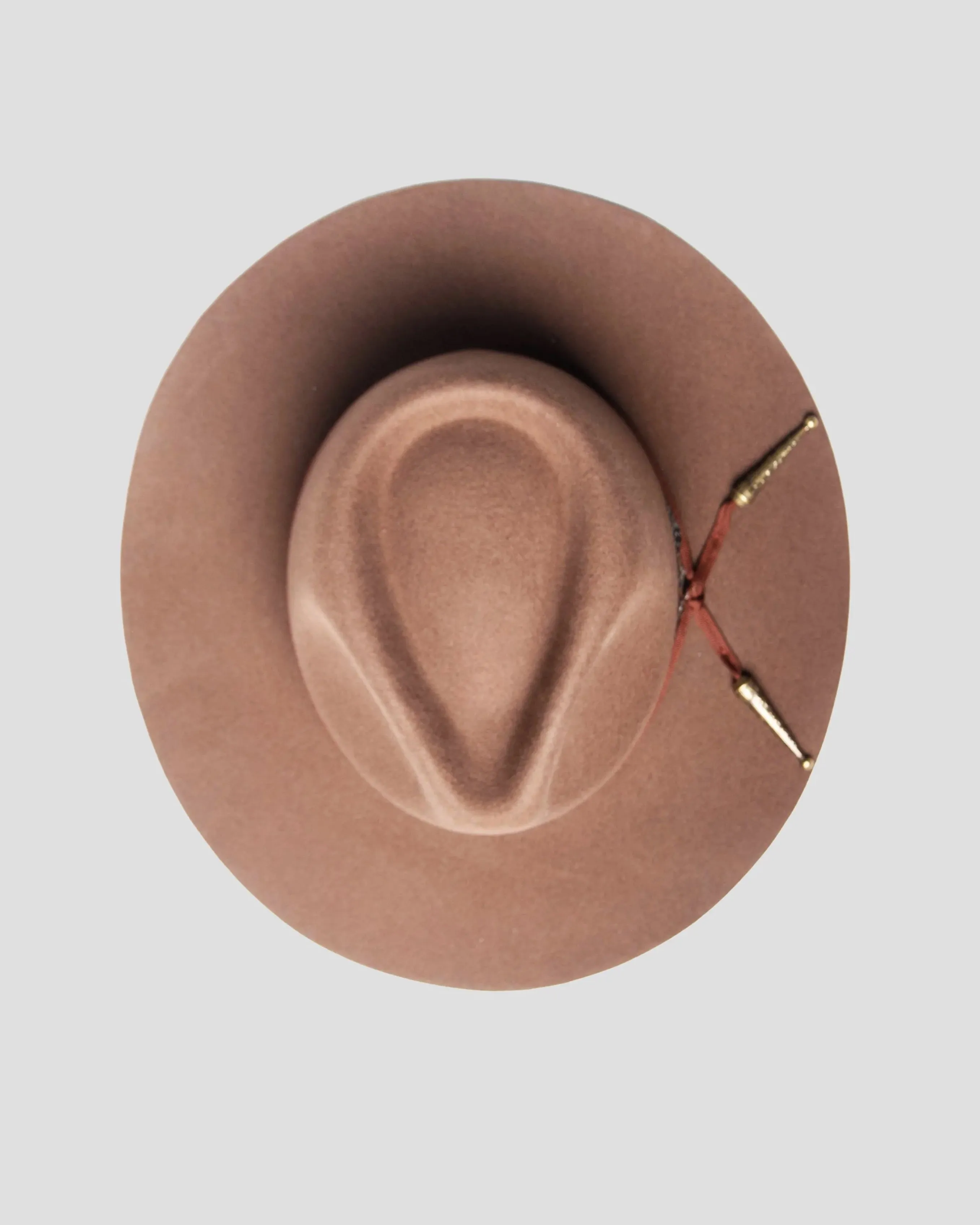 SG Lone Star Fedora Hat - Walnut