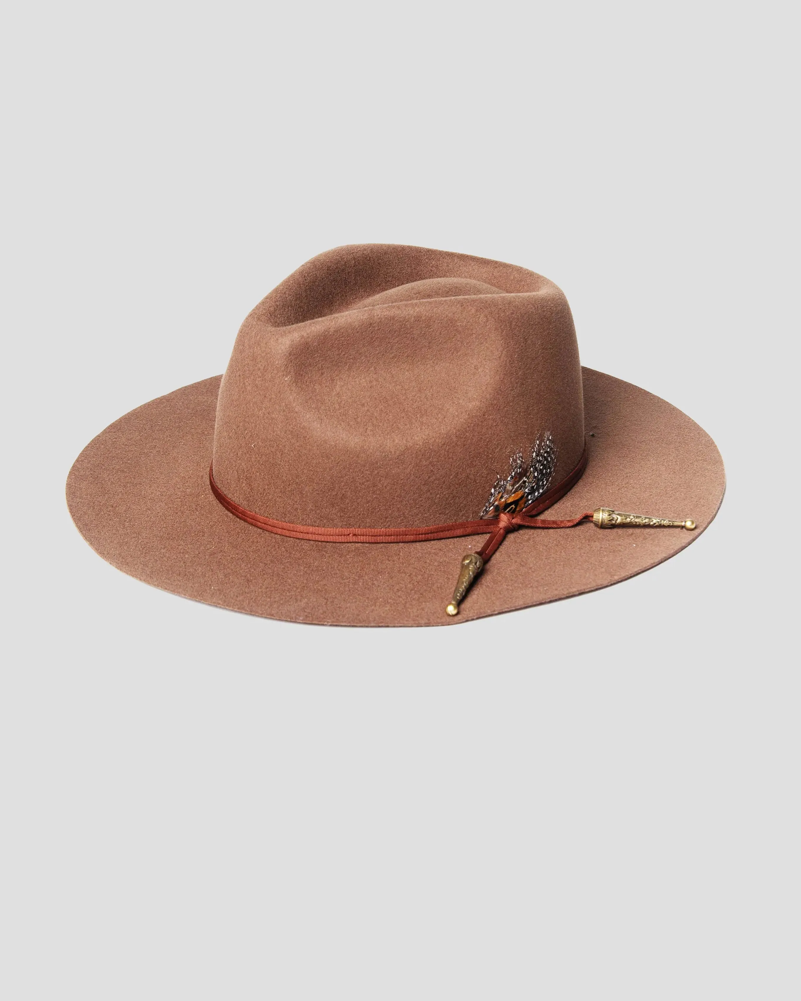 SG Lone Star Fedora Hat - Walnut