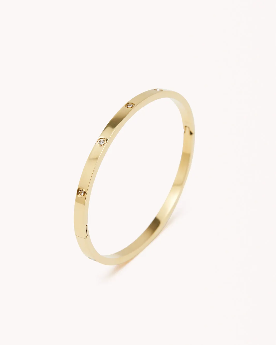 SHAE BANGLE - GOLD PLATED 18K