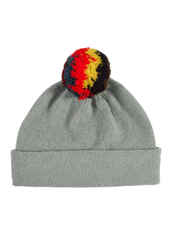 Shaggy Pompom Hat Kintyre