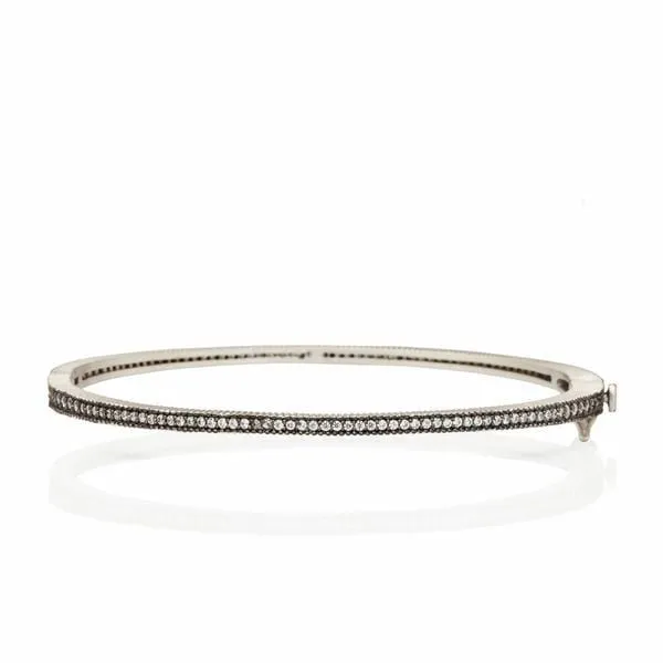 Signature The Classic Pavé Hinge Bangle - YRZB080047B-HG