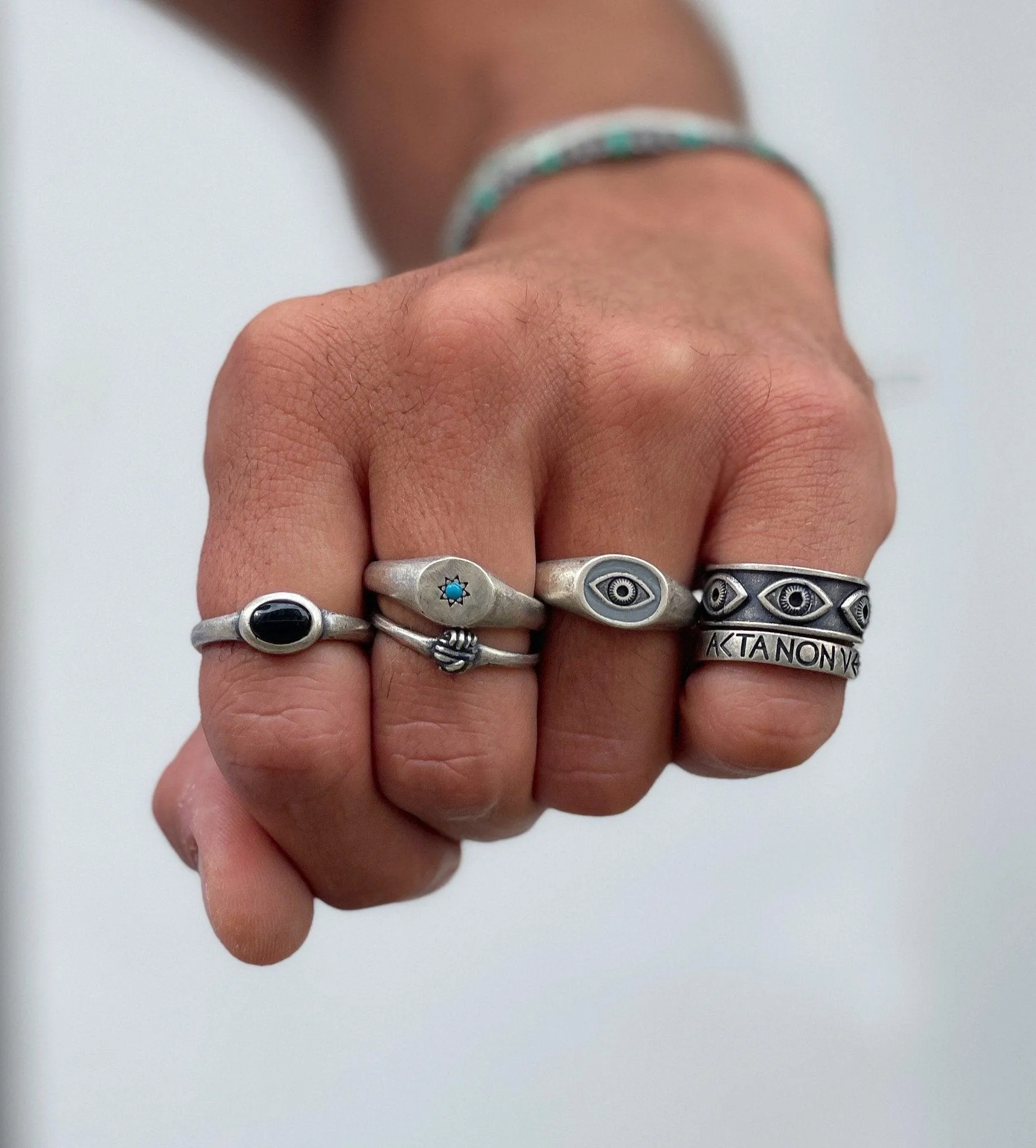 Signet Ring With Turquoise Stone