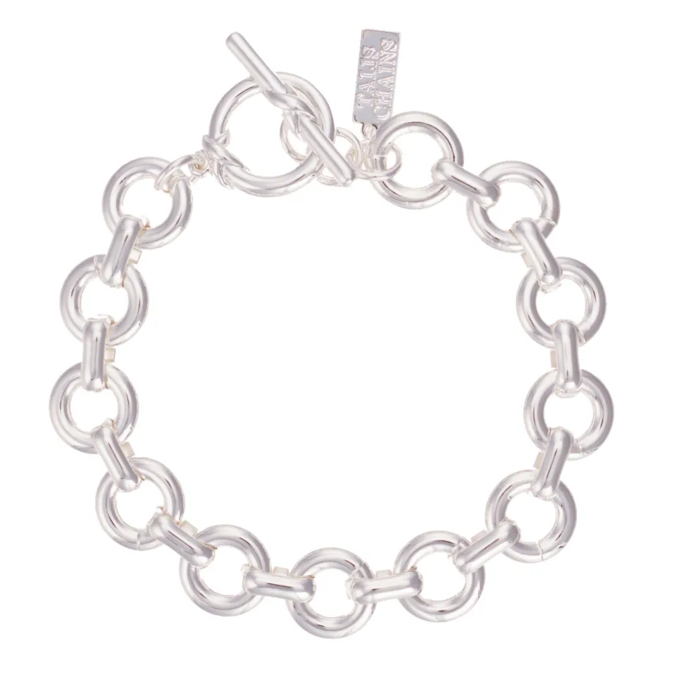 Silver Chubby Link Bracelet