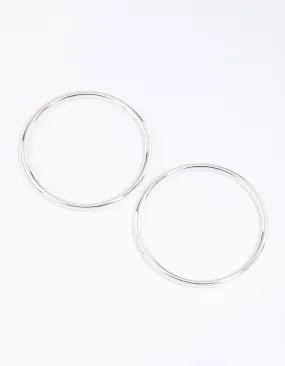 Silver Plain Bangle & Polishing Set