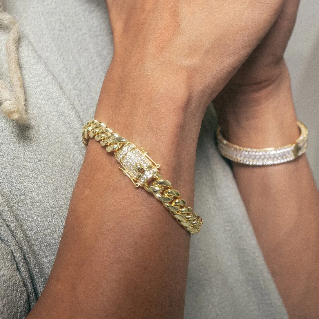 Solid Gold 5mm Miami Cuban Link Bracelet